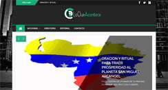 Desktop Screenshot of loqueacontece.com